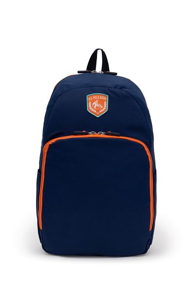 U.S. Polo Assn. Geantă de școală pentru băiat bleumarin