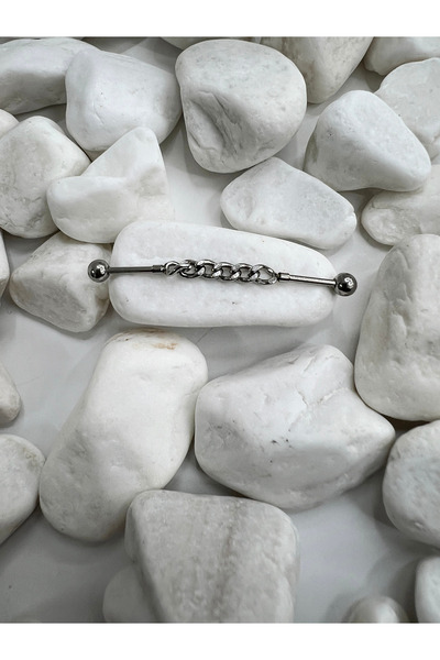 Karınca Piercing Zincir Helix Conch Kıkırdak Kulak Piercing İnce Industrial Köprü Piercing