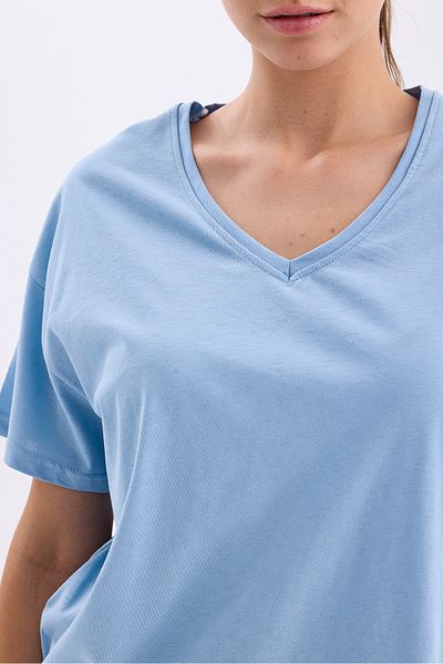 Get Crazy Tricou unisex cu decolteu în V supradimensionat, neimprimat