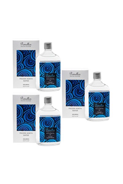 Pomellos rozen North Water 3 Adet 3x250 ml 80 Derece Cam Şişe Kolonya