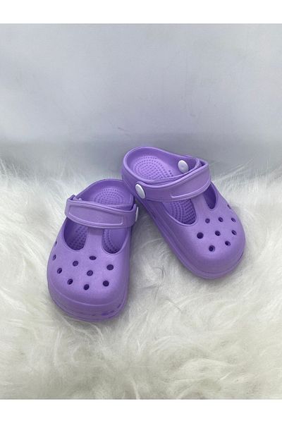 AkınalBellaa Akınalbella Girl's Lilac Slippers Sandals