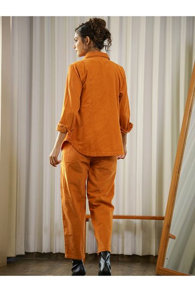 Sanskrutihomes By Styli Panelled Shirt & Pants Co-Ord