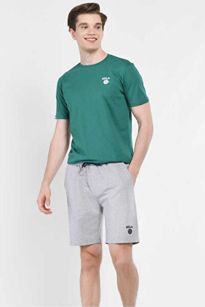 UCLA Fowler Gri Erkek Örme Şort