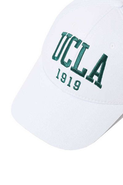 UCLA Ballard White - Light Green Embroidered Hat