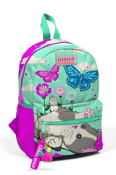 Coral High CORAL HIGH KIDS - Rucsac cu cuib cu două compartimente cu model