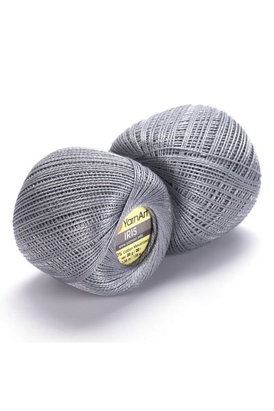 Yarnart Iris - Mercerized Lace Σχοινί Ανοιχτό Γκρι-933