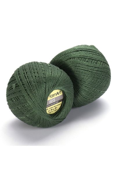 Yarnart Iris - Mercerized Lace Σχοινί Πράσινο-928