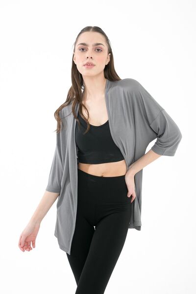 Comm-Ci Bahram Gray Thin Cut Comfortable Jacket