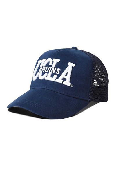 UCLA Mccloud Navy Blue Mesh Baseball Cap Embroidered Hat