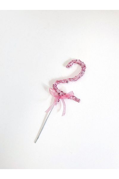 COOLMINIES 2 Year Old Rose Cake Decoration Birthday Sequin Sequined Ornament