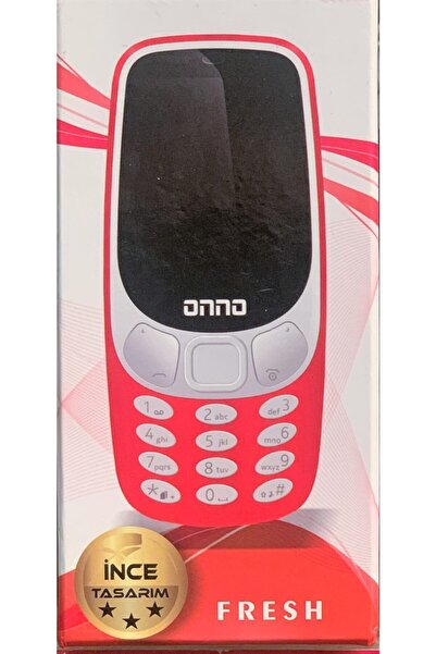 Genel Markalar Fresh Kameralı Tuşlu Yeni Model(NOKİA 1208 - 6310-1203-820 MODELİ)sadece Sarı Renk