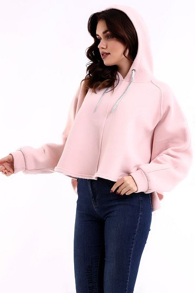 akgül giyim New Season Winter Three Thread Hooded Poncho Model