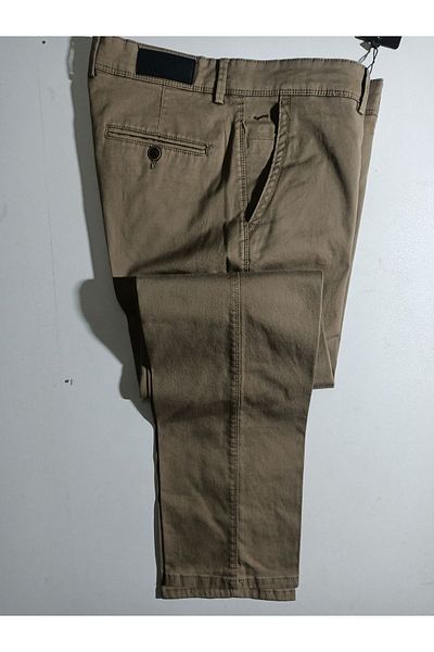 ATLIHAN Κλασικό λινό παντελόνι Kagi Cotton Lycra Side Pocket
