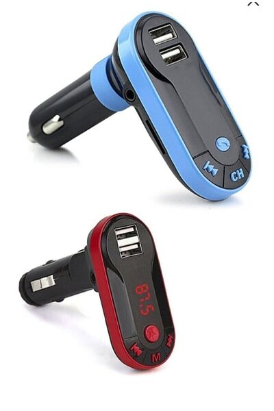 Soillium Bluetooth Araç Kiti Fm Transmitter Micro Sd Usb Girişli