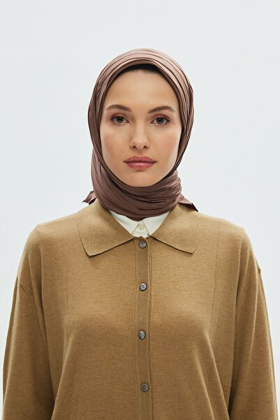 Mira İpek Σειρά Pleated Rayon Scarf Series