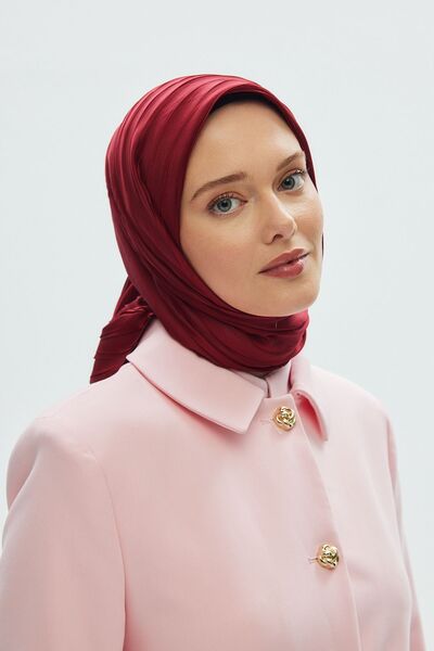 Mira İpek سلسلة وشاح رايون مطوي
