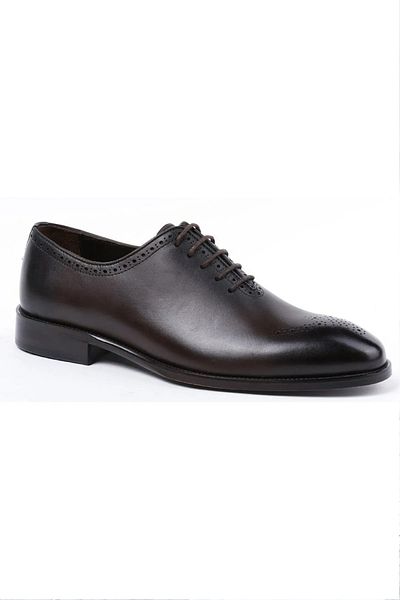 Pierre Cardin Lace-Up Leather Sole Leather Classic Men's Shoes Medical Orthopedic Sole Most Preferred Model