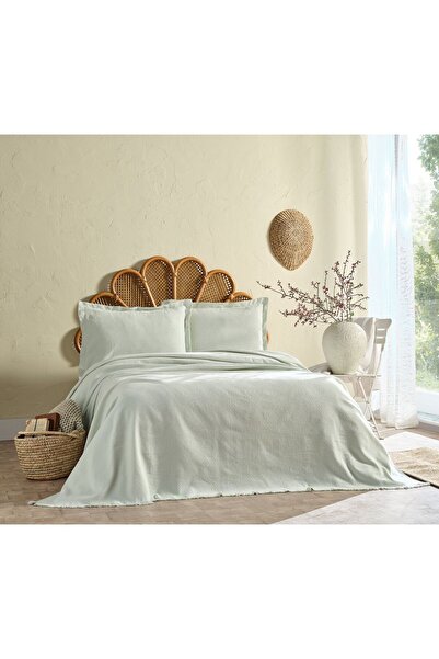 Doqu Home Σετ διπλού κρεβατιού Lillia Pike - Πράσινο Μέντα