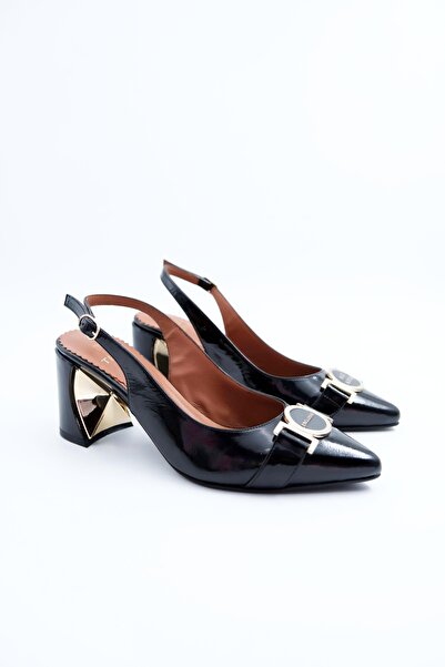 Tenau Ženske cipele na petu od prave kože