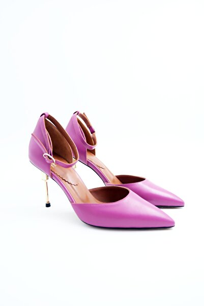 Tenau أحذية نسائية بكعب من الجلد الطبيعي