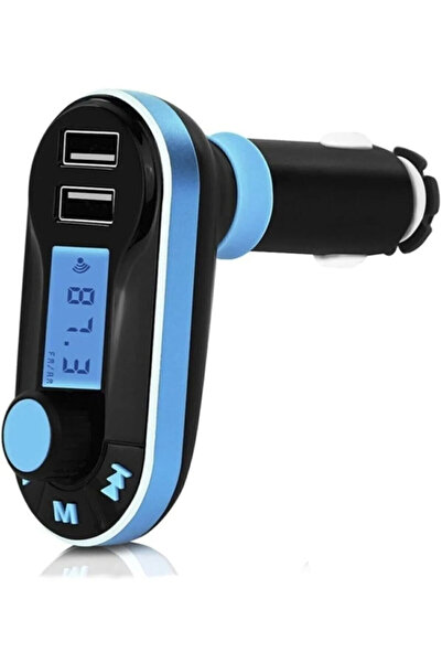 MEZİGARC Tüm Araçlara Uyumlu Fm Transmitter Cihazı Araba Mp3 Çalar Bluetooth Kit