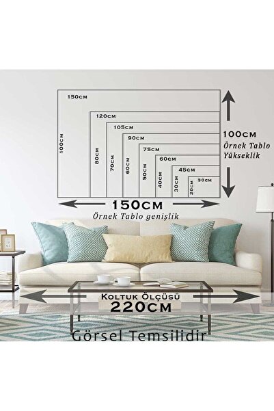 EMİLART Özel Tasarım Sarı Lotus Çiçeği HD Kalite Kanvas Tablo /005-e