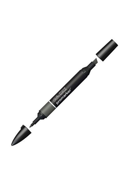 Winsor Newton Promarker Çift Uçlu Alkol Bazlı Grafik Çizim Kalemi Ice Grey 7
