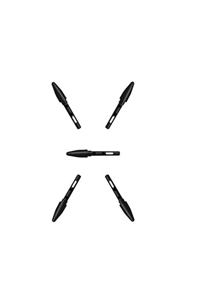 Schulzz Huion Uyumlu 5'li Siyah Grafik Tablet Kalem Ucu