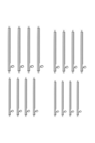 Saatse Akıllı Pratik Saat Pimi 16 Adet Karışık Çelik Yaylı Susta 18-20-22-24mm
