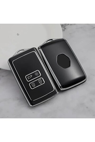 Alazpay Husă pentru chei Clio 5 Megane E-tech Austral Koleos Kadjar Captur Zo...