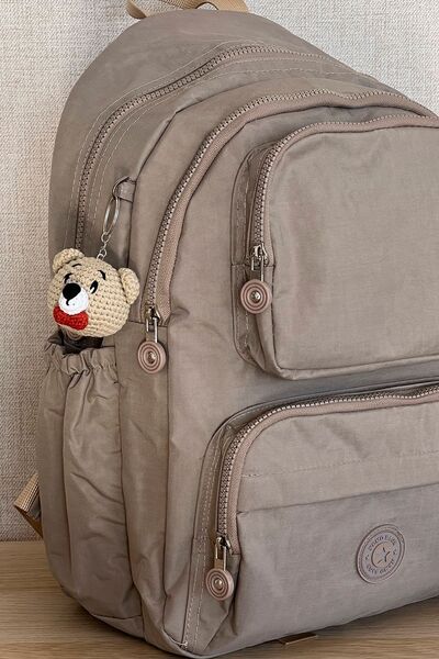 NEMO BAGS حقيبة ظهر مدرسية من فرو المنك الناعم للجنسين، حقيبة كمبيوتر محمول و...