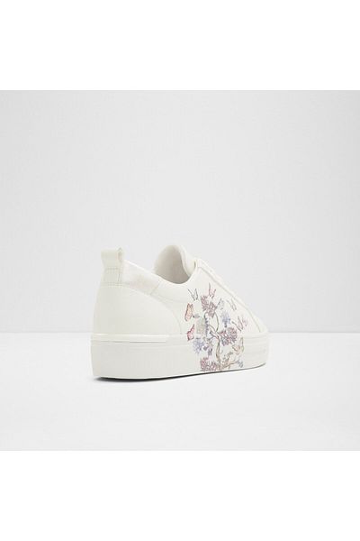 Aldo Meadow White Sports Shoes For Women