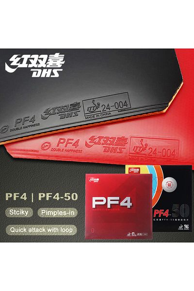 Choice الأصلي DHS PF4 50 البثور اللزجة المطاطية لتنس الطاولة-في مطاط PF4 بينج بونج لحلقة القيادة مع...