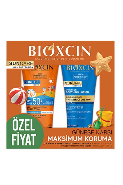 Bioxcin Sun Care Dětský opalovací krém s velmi vysokou ochranou 50spf After Sun Gift 200 ml