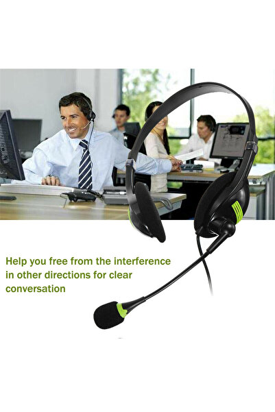 Choice سماعات رأس USB بلوتوث للحد من الضوضاء المادية سماعات صوت ستيريو للهاتف PC Ga...