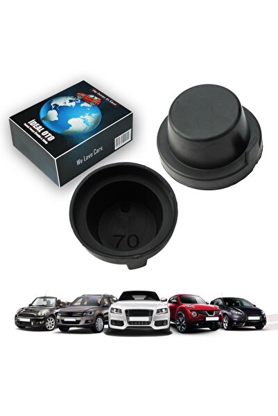 İDEAL OTOMOTİV Led Xenon İçin Kauçuk Far Kapağı Takımı 70 mm