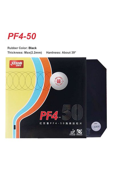 Choice الأصلي DHS PF4 50 البثور اللزجة المطاطية لتنس الطاولة-في مطاط PF4 بينج بونج لحلقة القيادة مع...