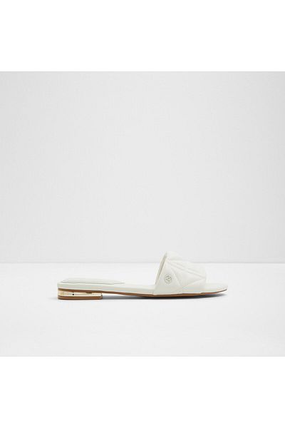Aldo Sunset White Sandals for Women
