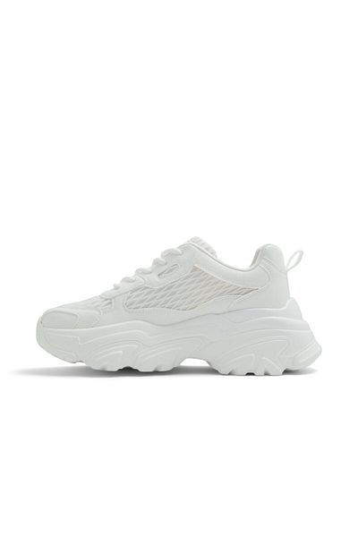 Call it Spring Glowy White Sports Shoes For Women