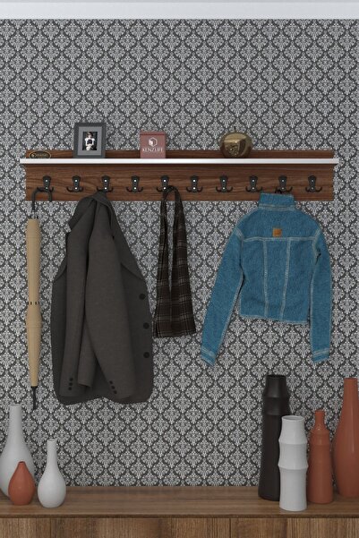 Kenzlife Elbise Askılığı Askılık Vettini120 Cvz 20*120*12 Siyah 10 Adet Askı ...
