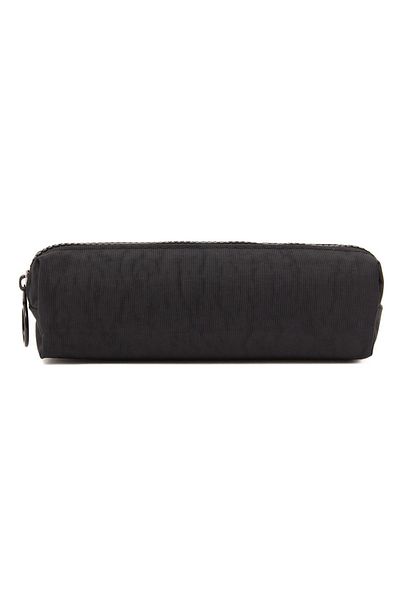 NEMO BAGS Black Unisex Pencil Case - Waterproof, Single Eyed, Pocket and Crinkle Fabric