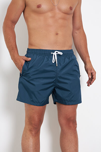 Marco Ferry Ανδρικό μπλουζάκι μπλε μπλε με τσέπες, μοντέλο 6119