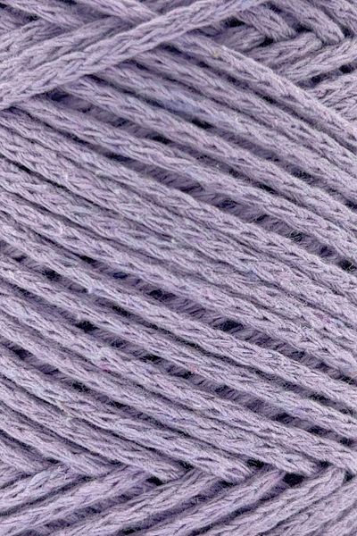 SENSY Premium Koton Yarn - Geantă Macrame cu lanț Supla de 2 mm, liliac
