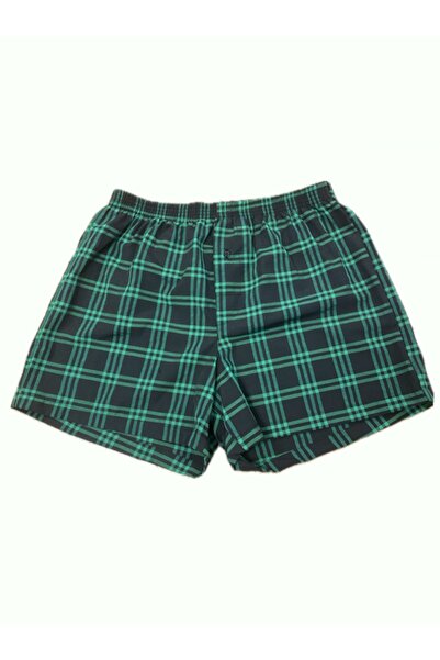 BICCA Ανδρικά μποξεράκια Premium Comfort Series Καρό Βαμβακερά Πλυντήρια ρούχων 3-συσκευασία - Μαύρο Πράσινο Καρό