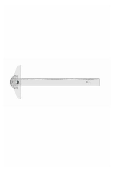 HATAS T Ruler with Movable Head 75 Cm Economic Thin Bizote