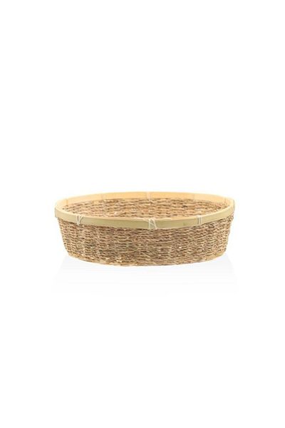 The Mia Spt0063 Wicker Oval Basket 30X22X8 cm