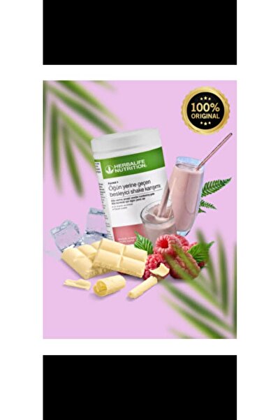 Herbalife Formül 1 Öğün Yerine Geçen Besleyici Shake Karışımı Ahududu ve Beya...