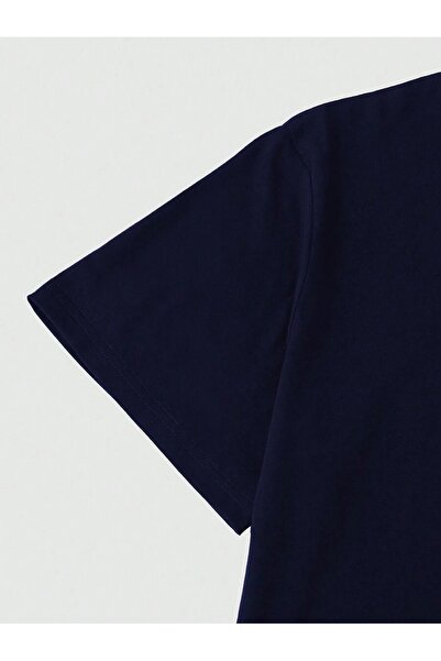 MOONBULL Męski T-shirt oversize z nadrukiem pionowych snów