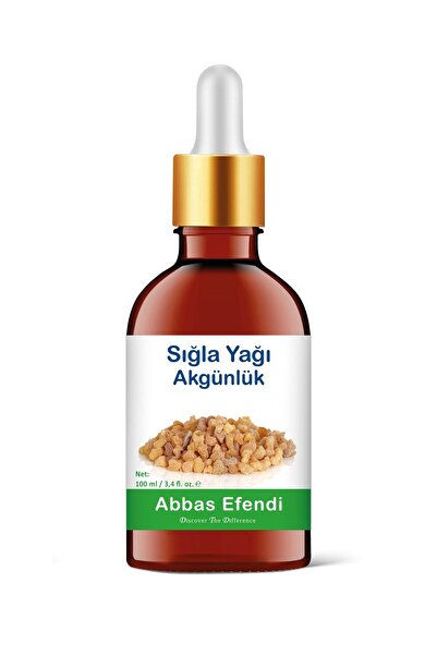 Abbas Efendi زيت اللبان 100 مل - زجاجة زجاجية أصلية وعصا زجاجية قياس