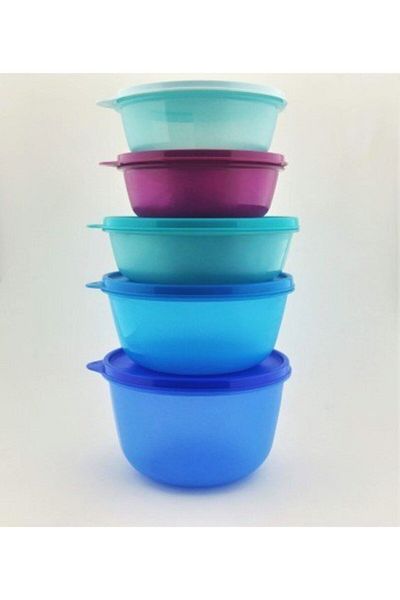 Tupperware 5 Piece Miracle Candy and Refrigerator Set - 600 Ml